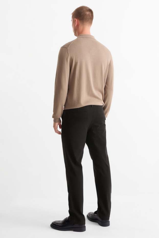 Herren - Chino - Regular Fit - schwarz