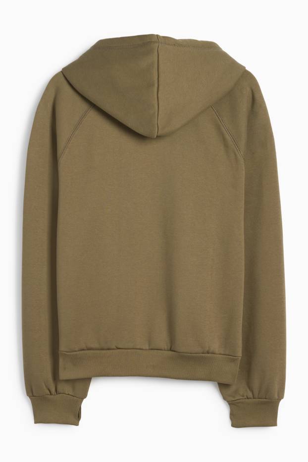 Children Girls - Hoodie - dark green