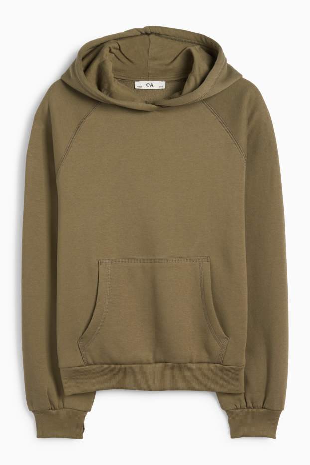 Children Girls - Hoodie - dark green