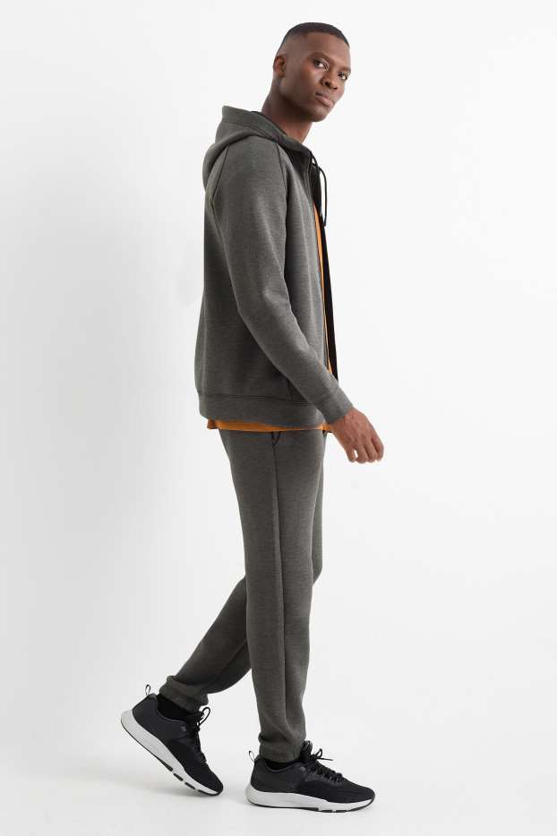 Heren - Functionele joggingbroek - donkergrijs