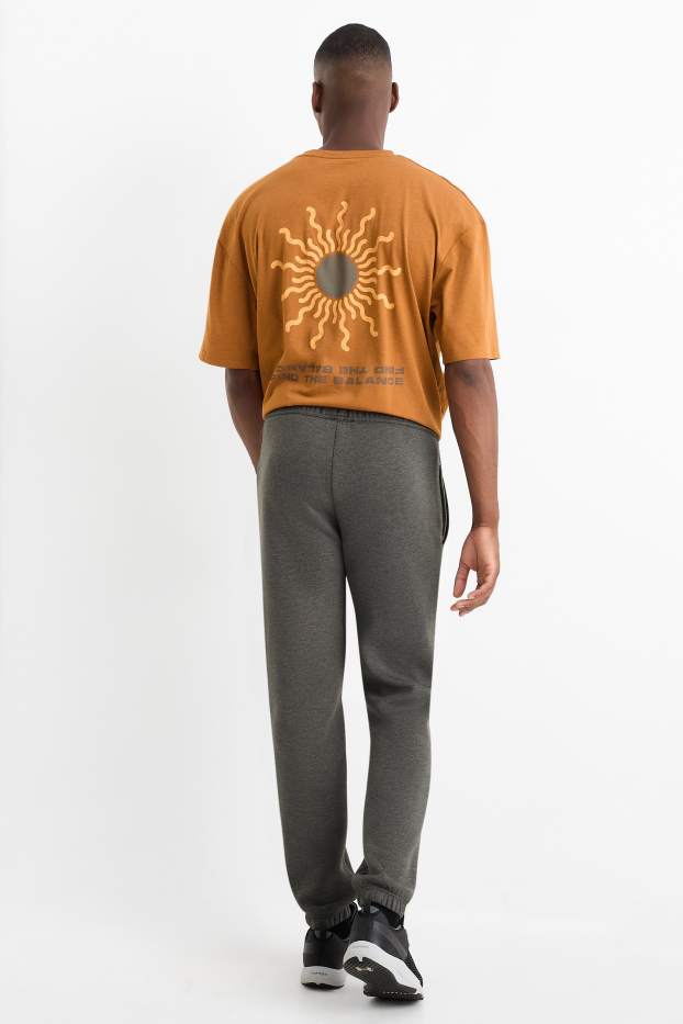 Heren - Functionele joggingbroek - donkergrijs