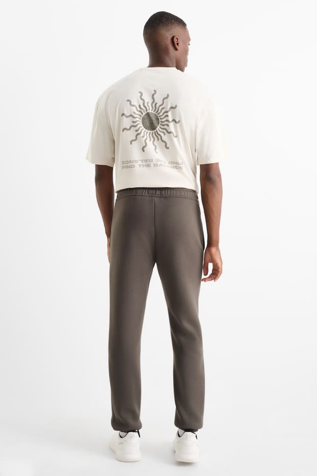 Heren - Functionele joggingbroek - donkergrijs