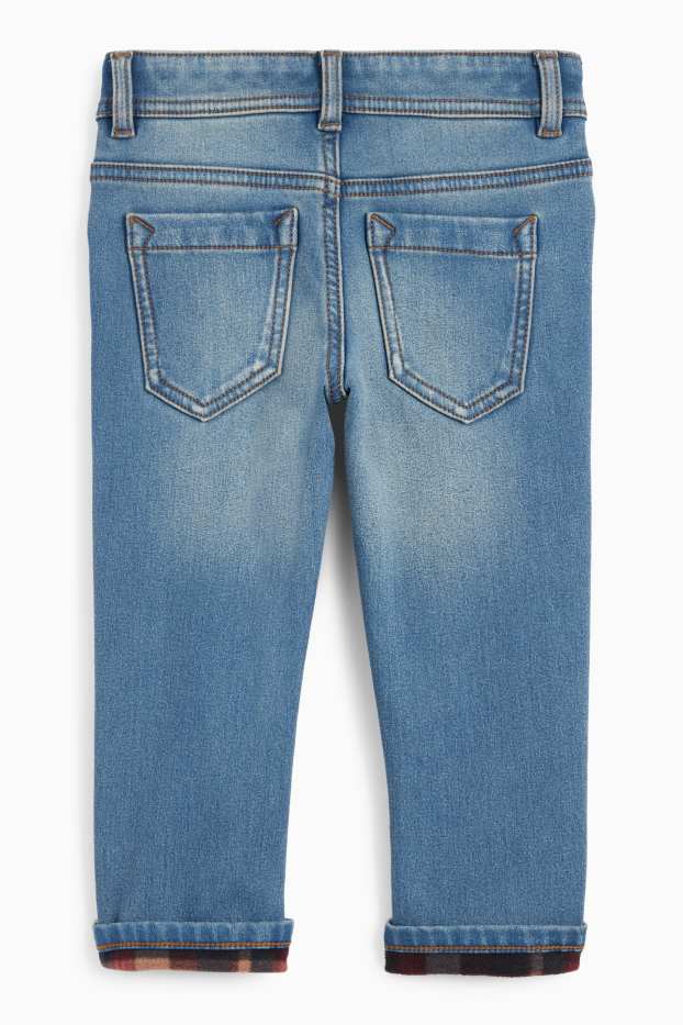 Niños - Slim jeans - vaqueros térmicos - vaqueros - azul