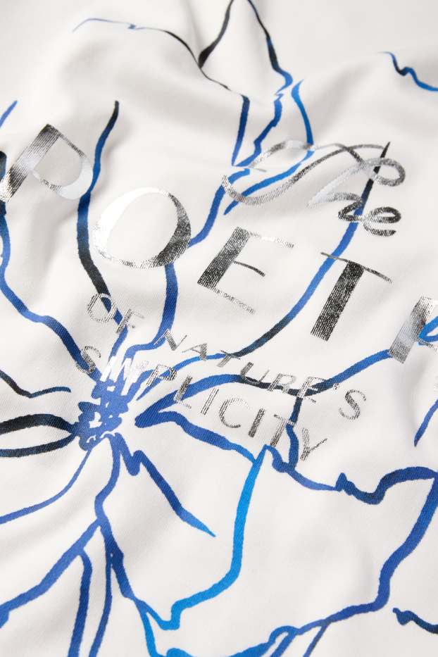 Donna - Maglia a maniche lunghe - bianco