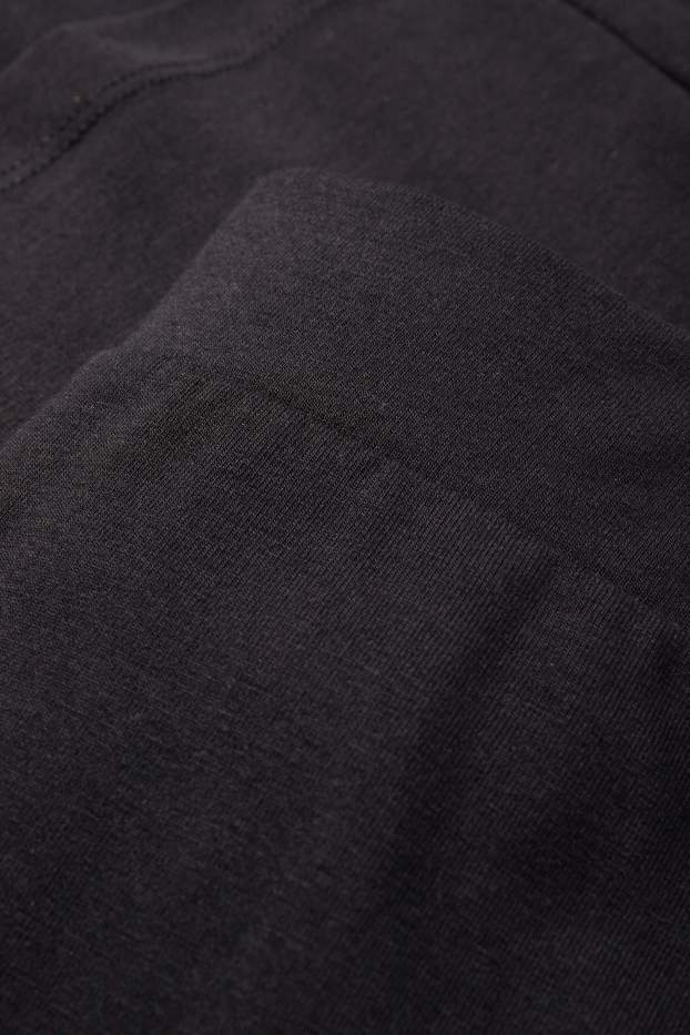 Kinderen: meisjes - Set van 2 - flared legging - zwart