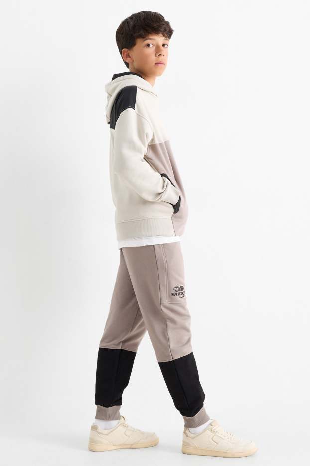 Enfants garçons - Pantalon de jogging cargo - gris