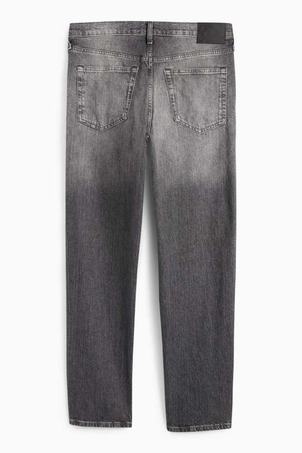 Men - Relaxed tapered jeans - LYCRA® - denim-gray