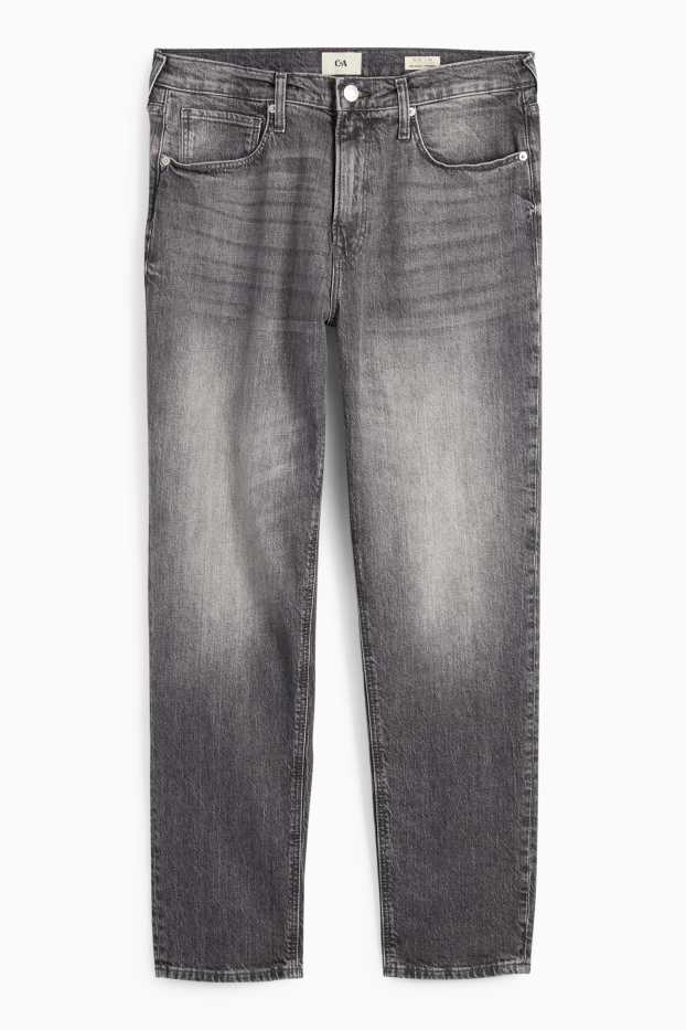 Men - Relaxed tapered jeans - LYCRA® - denim-gray