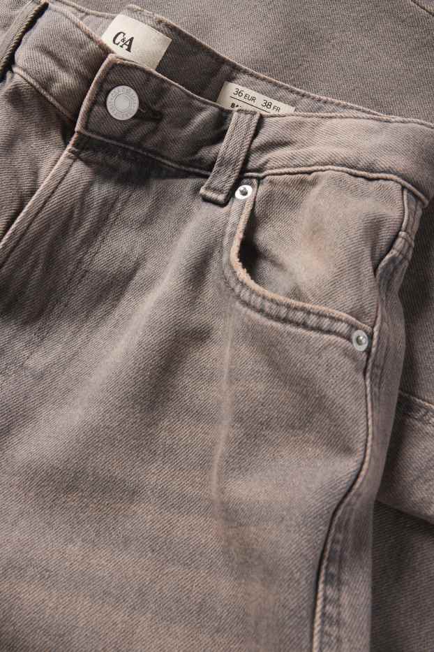 Dámské - Balloon jeans - low waist - džíny - hnědé