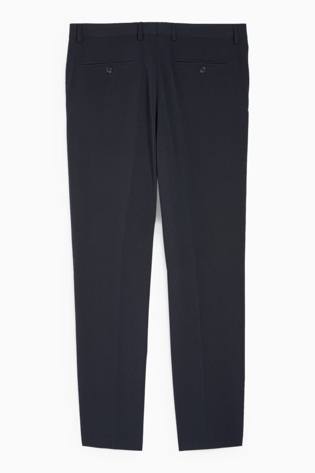 Pánské - Oblekové kalhoty - regular fit - Flex - LYCRA® - Mix & Match - tmavomodrá