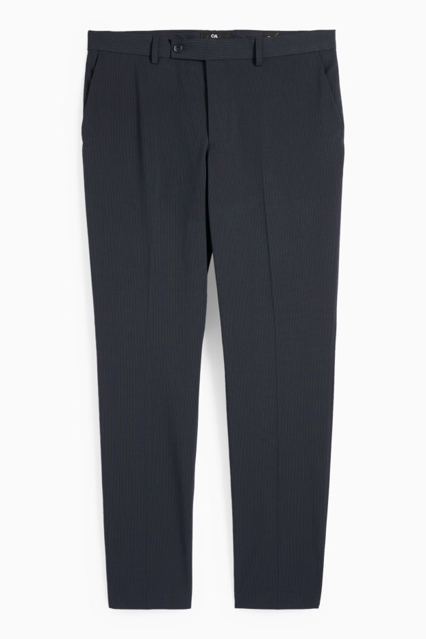 Pánské - Oblekové kalhoty - regular fit - Flex - LYCRA® - Mix & Match - tmavomodrá