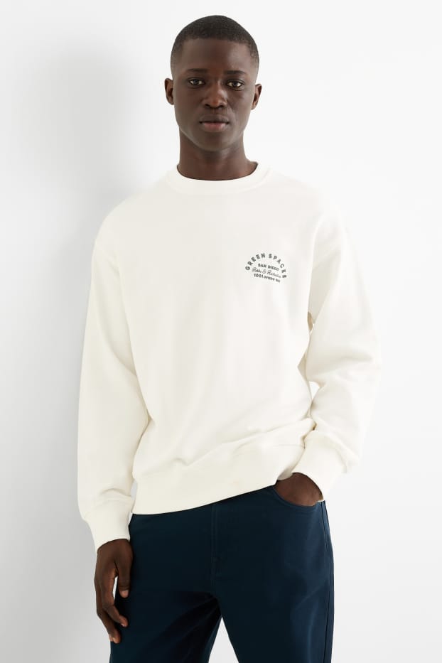 Men - Sweatshirt - white