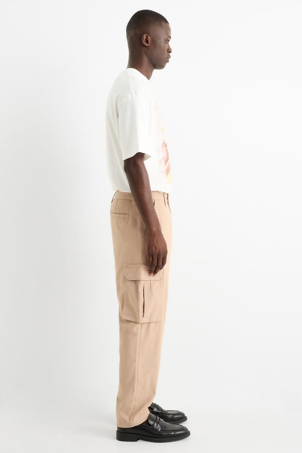 Men - Cargo trousers - beige