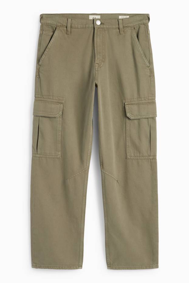 Herren - Cargohose - Relaxed Fit - khaki
