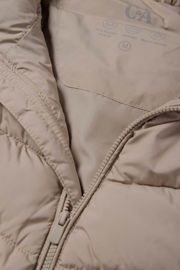Herren - Steppweste - beige