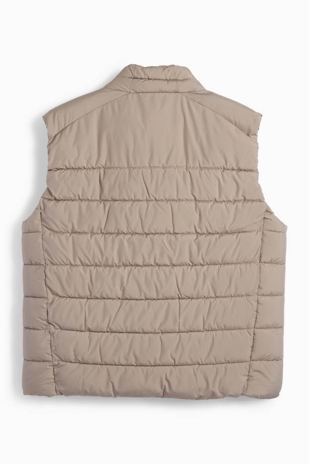 Herren - Steppweste - beige