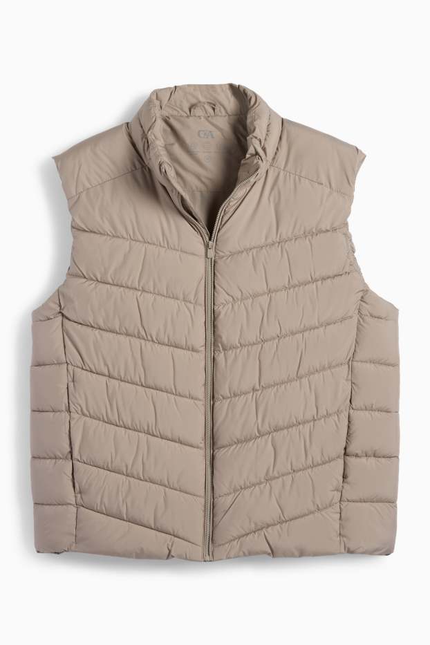 Herren - Steppweste - beige