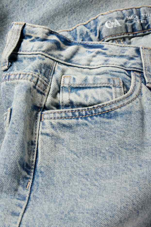Children Girls - Skateboarder jeans - denim-light blue