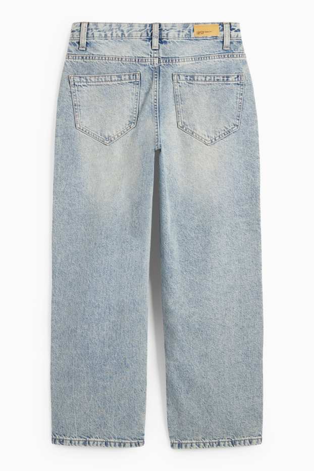 Children Girls - Skateboarder jeans - denim-light blue