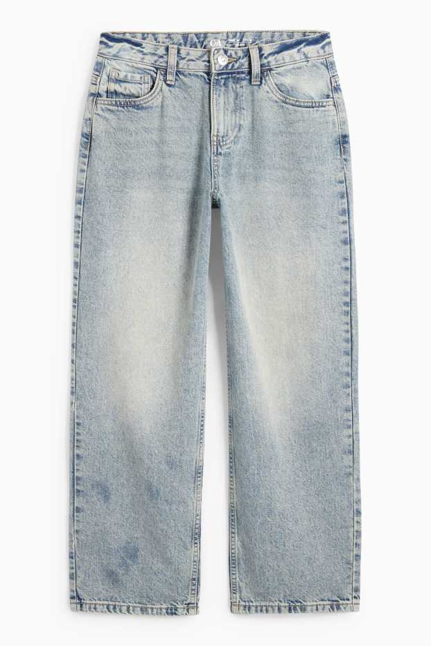 Children Girls - Skateboarder jeans - denim-light blue