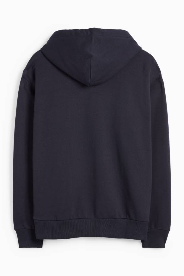 Heren - Hoodie - donkerblauw