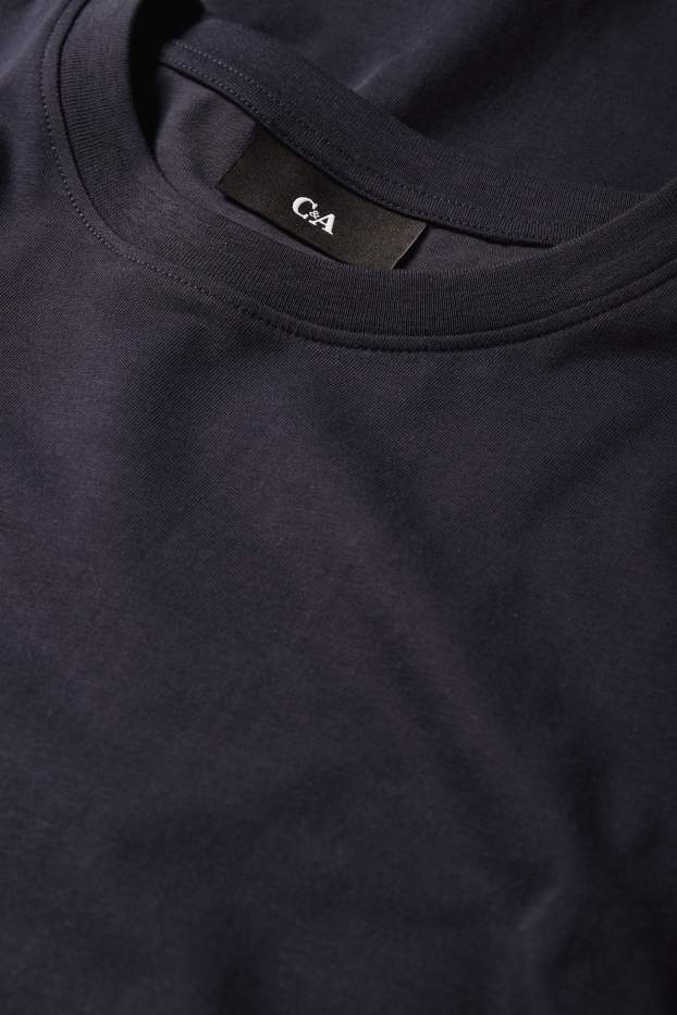 Herren - Langarmshirt - dunkelblau