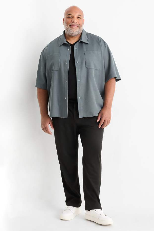 Bărbați - Chino - tapered fit - negru