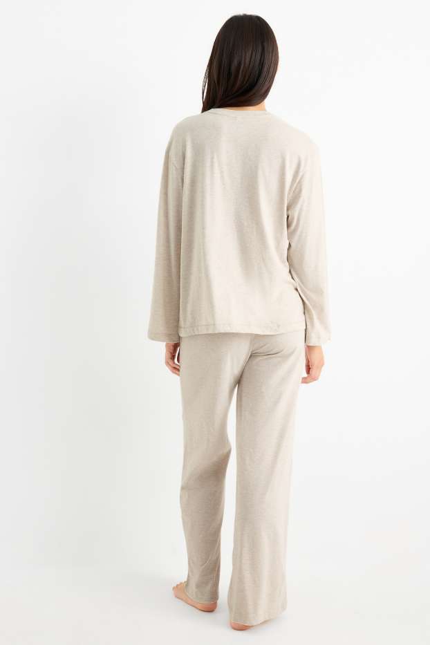 Women - Pyjamas - Bambi - light beige