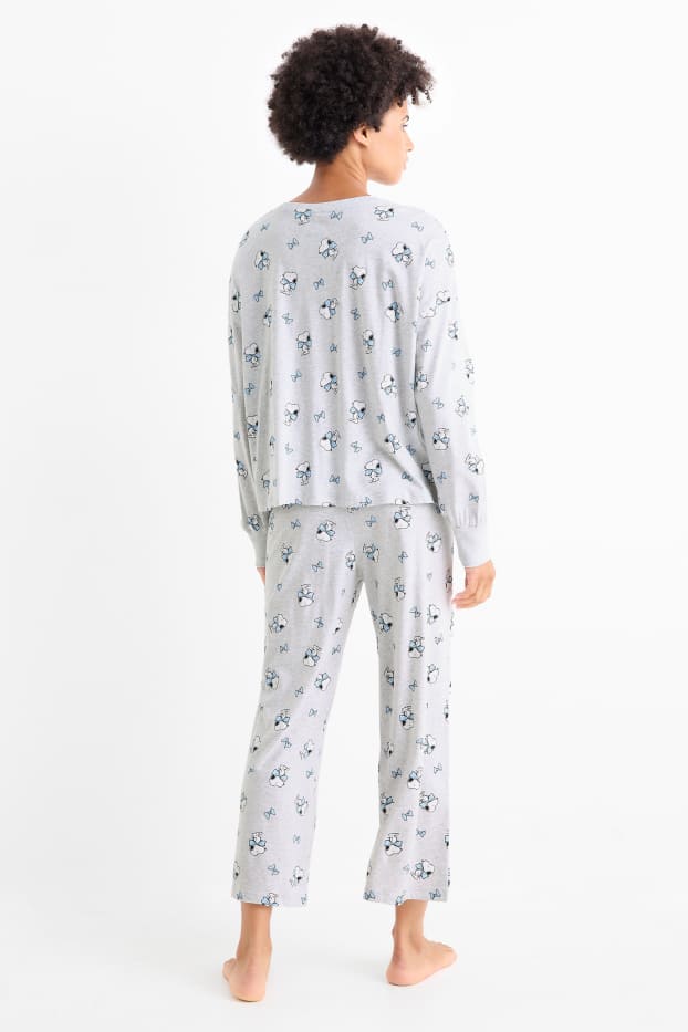 Women - Pyjamas - Peanuts - light gray-melange