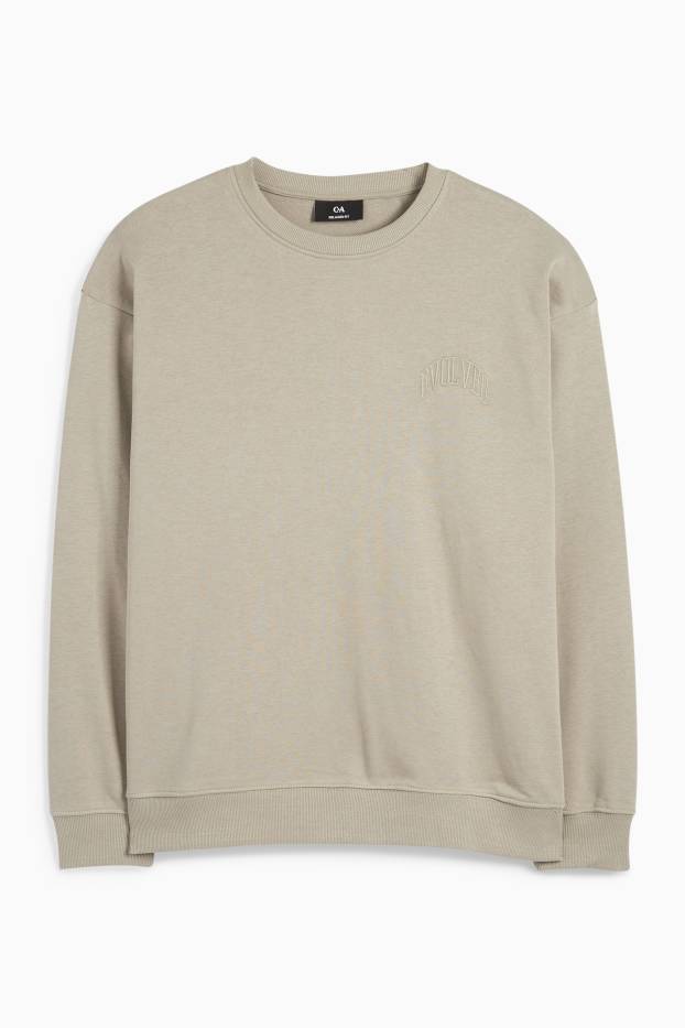 Uomo - Felpa - beige chiaro