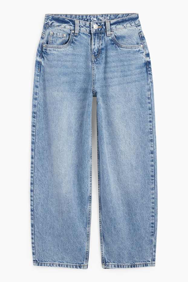 Children Girls - Balloon jeans - denim-light blue