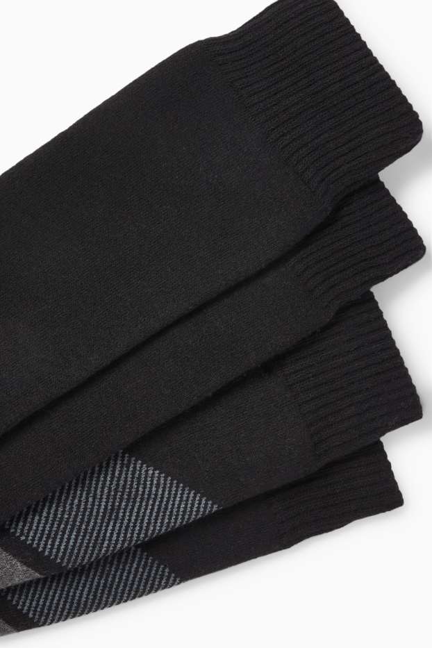 Women - Multipack of 2 - knee-high socks - black