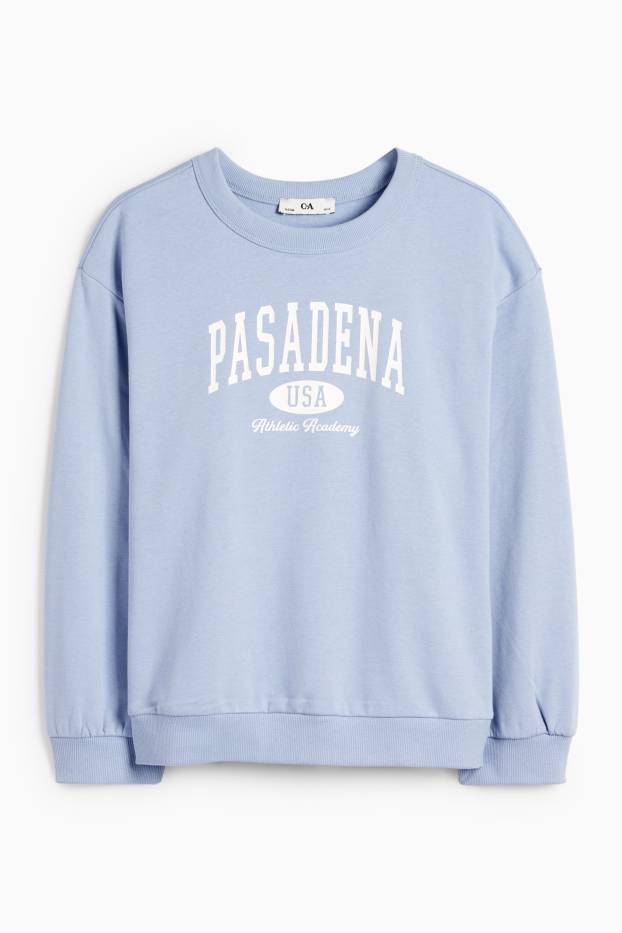 Enfants filles - Pasadena - sweat - bleu clair