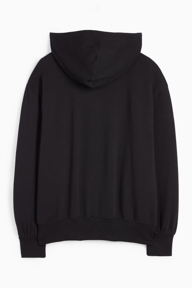 Femmes - Sweat zippé à capuche - noir