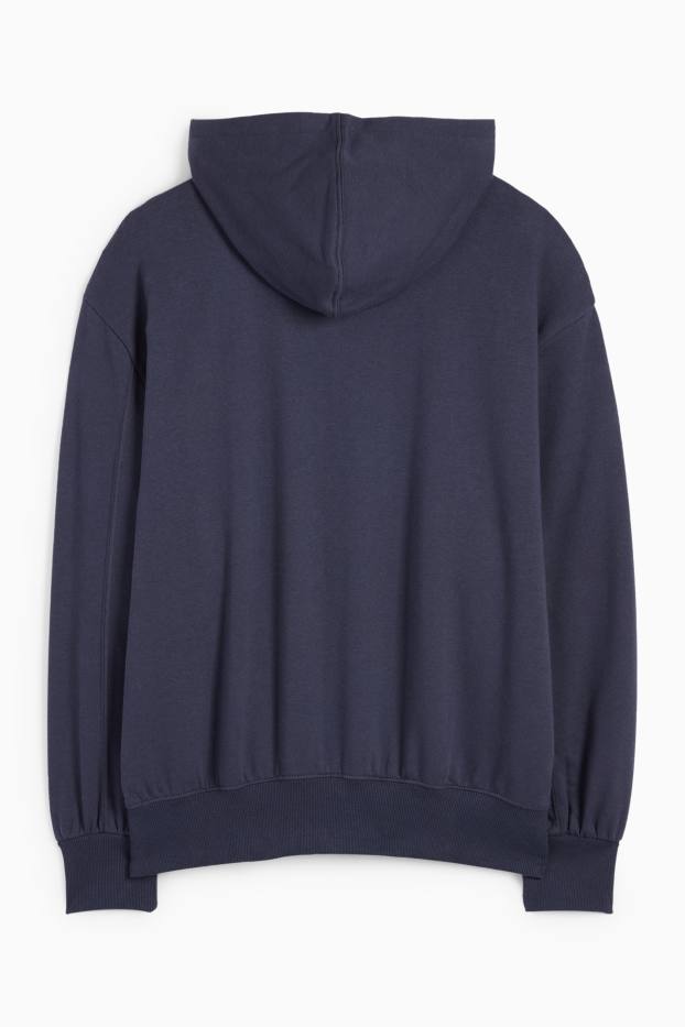 Femmes - Sweat zippé à capuche - bleu foncé