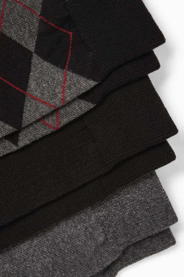 Mujer - Pack de 3 - calcetines hasta la rodilla - negro