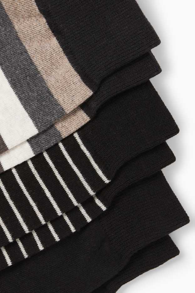 Damen - Multipack 3er - Kniestrümpfe - schwarz