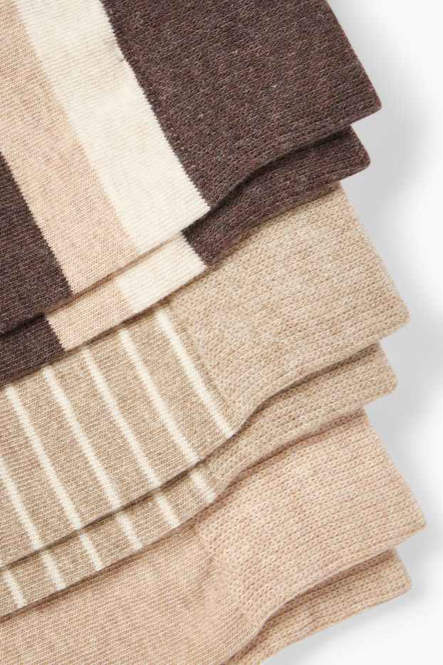 Donna - Confezione da 3 - gambaletti - beige chiaro