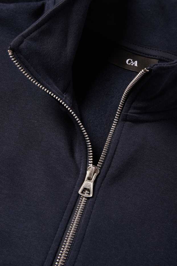 Heren - Sweatvest - donkerblauw