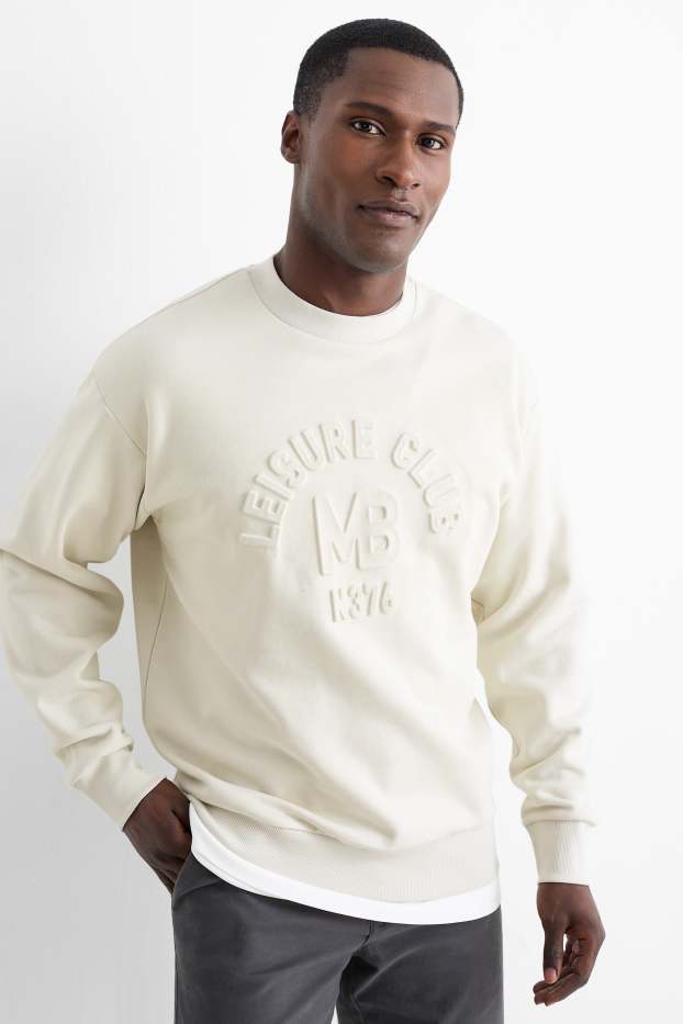Men - Sweatshirt - cremewhite