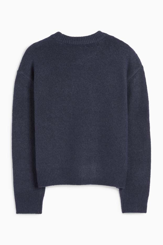 Damen - Pullover - dunkelblau
