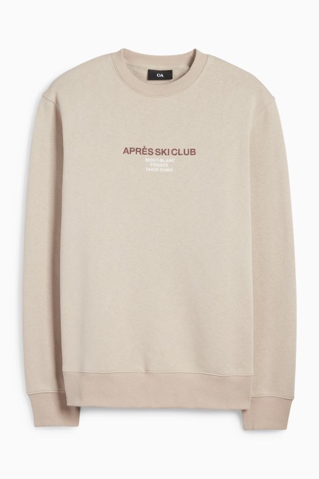 Heren - Sweatshirt - beige