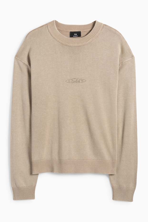 Uomo - Maglione - beige