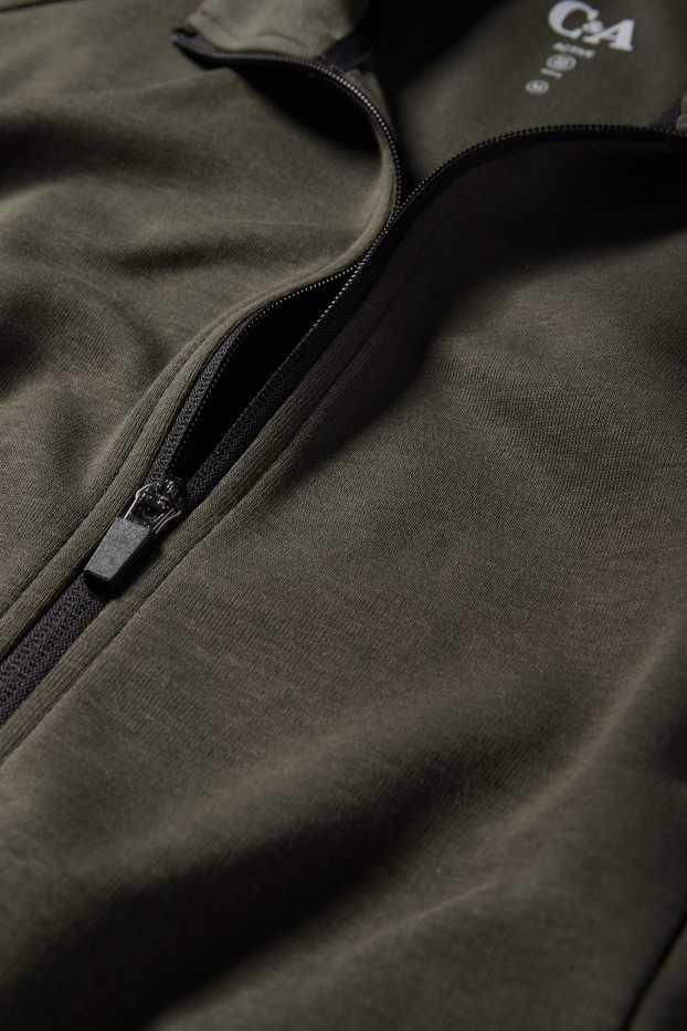 Herren - Sportjacke - dunkelgrün