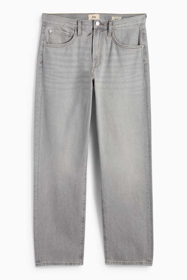 Heren - Relaxed jeans - jeanslichtgrijs