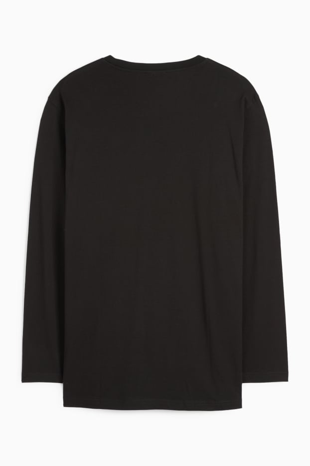 Uomo - Maglia a maniche lunghe - nero
