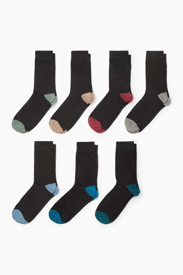 Herren - Multipack 7er - Socken - schwarz