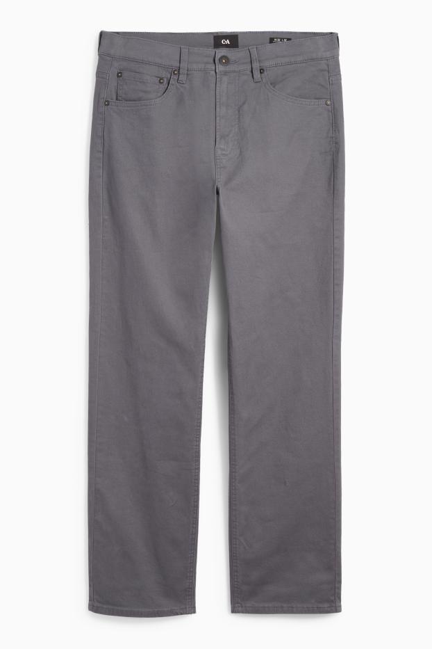 Heren - Thermobroek - Regular Fit - grijs