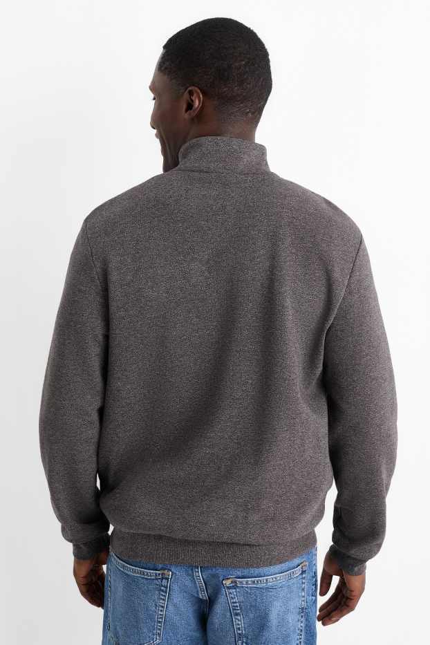 Herren - Sweatjacke - dunkelgrau