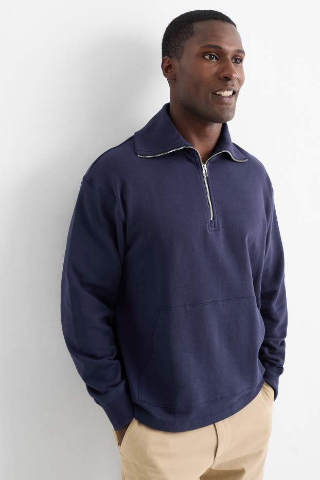 Herren - Sweatshirt - dunkelblau